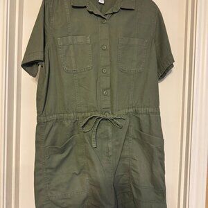 Old Navy Olive Green Jumpsuit